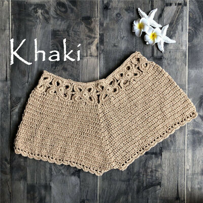 

Womens Casual High Waisted Short Mini Knitwear Slim Beach Shorts Hot Pants