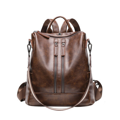 

Womens bag shoulder bag leather travel outdoor travel backpack