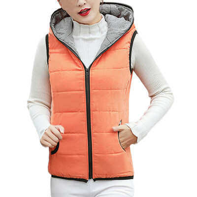 

Toponeto Womens Warm Coat Hooded Jacket Slim Winter Parka Outwear Coats Vest