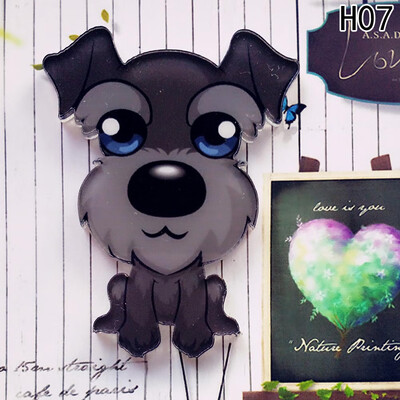 

Charm Pet Dogs Pendant Badge Decorated Pins Cartoon Cute Brooches Phone Shell Paste Dual Use To Act Role Of Men And Women Gift