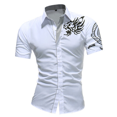 

Spring Autumn Features Shirts New Arrival Long Sleeve Casual Slim Fit Male Shirt