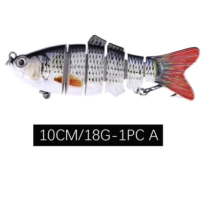 

VISSEN 1PCS 18g 10cm Fishing Cranks Lure Artificial Crankbait Hard Topwater Trolling Wobblers Mini Fishing Lure Swim Tackle
