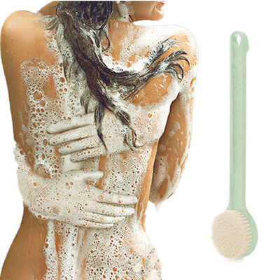 

〖Follure〗Long Handle Hanging Soft Bristles Back Body Bath Shower Scrubber Brush Sponge