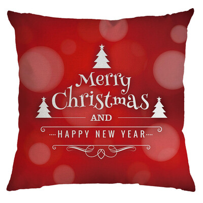 

Siaonvr Christmas Pillow Cover Pillowcases Decorative Sofa Cushion Cover 45x45cm
