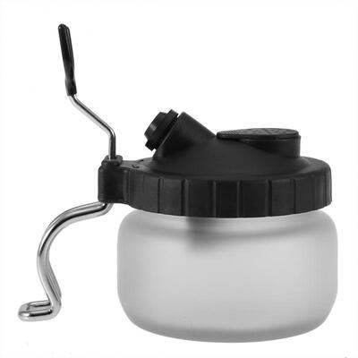 

Greensen Airbrush Cleaning Pot Holder Paint Jar Bottle Clean Needle Nozzle Brush Set