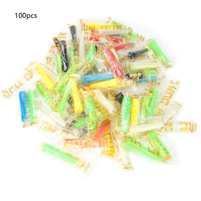 

Greensen 100Pcs Mini Disposable Mouth Tip Environmental Smoke Pipes Mouthpiece Accessories