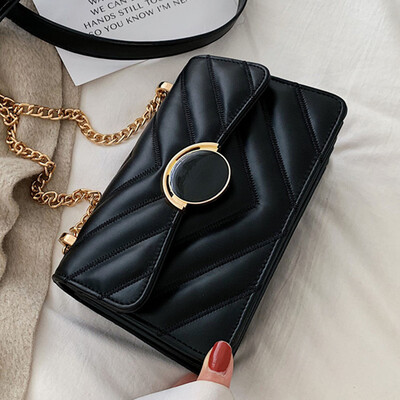 

Xiao Xiang Feng rhombog bag 2019 new Korean version simple small square bag leisure chain single shoulder oblique satchel bag