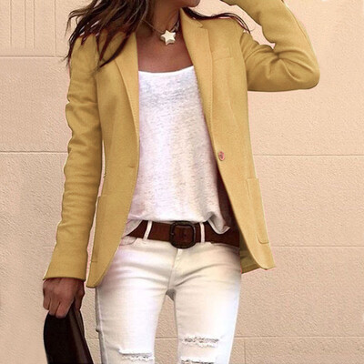 

Tailored Women Lapel Cape Cloak Long Coat Blazers Ladies Casual Office Suit Outwear