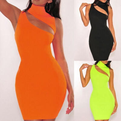 

Women Slim Bodycon Sleeveless Summer Party Cocktail Clubwear Short Mini Dress