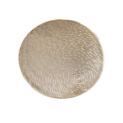 

Hollow Round Non Slip Insulation Table Mat Washable Hotel Restaurant Home Decor PVC Placemat