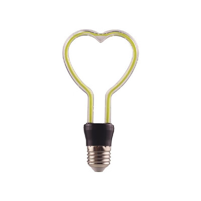 

Heart-Shaped Filament Bulb LED Light Spiral Lighting Decorative Light