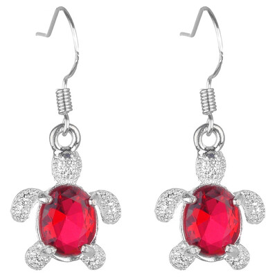 

1pair New Design European And American Alloy Turtle Earrings