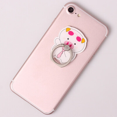 

Cute Animal Pig Mobile Phone Stand Holder Finger Ring Smartphone Holder Stand For All Phone