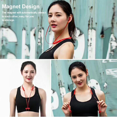 

Sport Bluetooth 41 Earphone IPX5 Waterproof Hands-free Call Neck Hanging Sports Headset with Mic Magnet Design Earphone