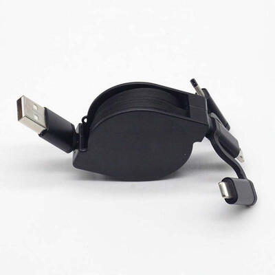 

3-in-1 Charge Cable 2A Fast Charging And Syncing Cable For IPHONE Samsung HTC