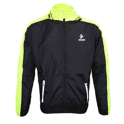 

ARSUXEO Men Sports Jersey Spring Autumn Running Cycling Bicycle Vest Windproof UPF 40 Sleeve Coat Jacket Clothing Casual Water-re