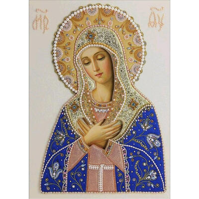 

5D DIY Crystal Diamond Painting Religion Cross Stitch Kit Embroidery Mosaic