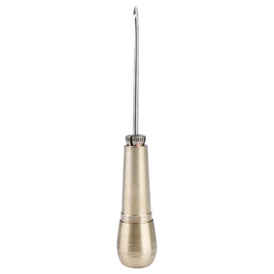 

Greensen 3 Needles Copper Handle Sewing Awl Leather Shoe Repair Tool