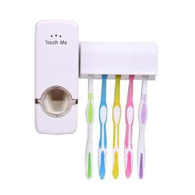 

Korean version of foreign trade creative lazy plastic squeeze toothpaste toothbrush holder set toothbrush holder automatic toothpa