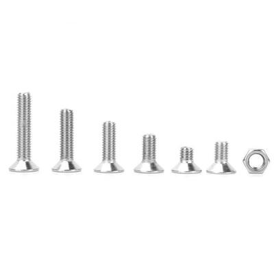 

Greensen 200pcs M5 Hex Socket Flat Head Stainless Steel SS304 Screw Bolt Nut Assortment Set