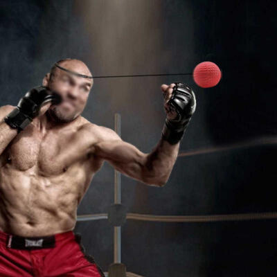 

Greensen PU Durable Reaction Speed Training Muscle Punch Exercise Boxing Fight Ball with Head Band