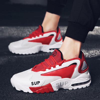 

Outdoor mens sports&leisure running tide shoes Korean version of the trend of wild student shoes increased shoes mens mesh