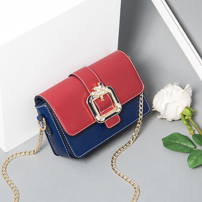 

Summer days ins single shoulder girls on the Korean version of the chain inclined bag students fashion