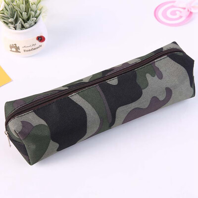 

2Pcs New Camouflage Pen Bag Pencil Case Pouch Stationery Cosmetic Makeup Bag