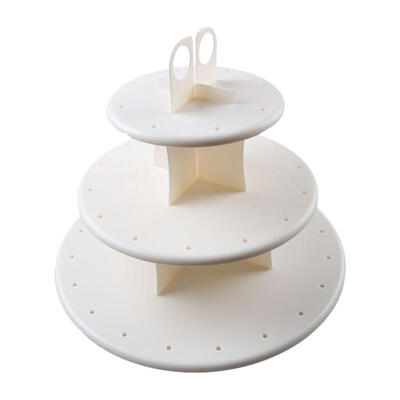 

3 Tiers Snack Cake Server Cupcake Display Stand Lolly Holder Cake Rack