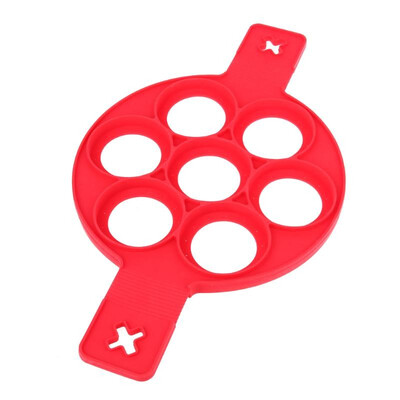 

7 Holes Silicone Pancake Maker Creative Kitchen Fried Eggs Molds Nonstick
