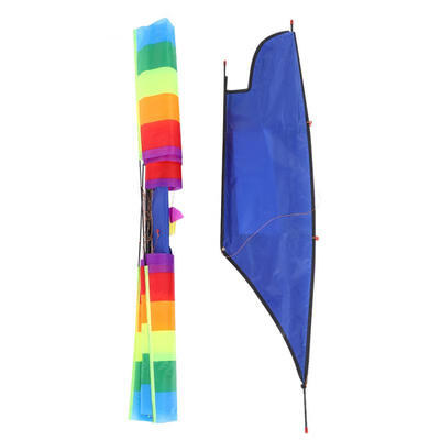 

Greensen 3D Huge Rainbow Sailboat Flying Kite Outdoor Sports Children Kids Game Activity