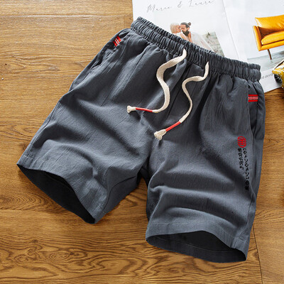 

Gobestart Mens Pure Color Linen Cotton Multi-Pocket Overalls Shorts Fashion Pant