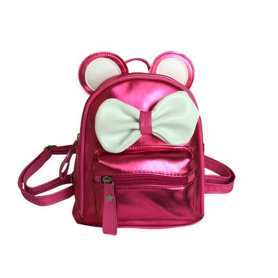 

Cute Girls Laser Ear Travel Backpacks Women Bowknot Parent-child Knapsack