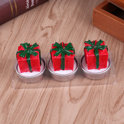 

Siaonvr Christmas Candles Santa Snowman Candles Party Wedding Festival Decoration 3PC