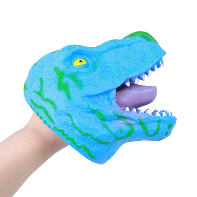 

Tailored Dinosaur Soft Hand Puppet Baby Infant Kid Toy For jaws Cake Decoration Topper