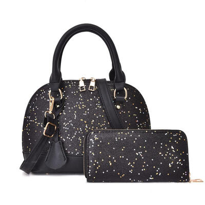 

2pcsset Sequins Shoulder Handbags Clutch Women Crossbody Top-handle Bags