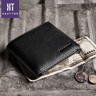 

Wallet mens cross-section leather multi-card wallet wallet short fashion youth