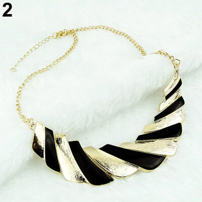 

Women Lady Fashion Statement Bib Collar Pendant Necklace Xmas Jewelry Gift