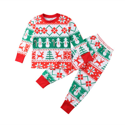 

Children Kids Boys Girls Christmas Sleepwear Baby Cotton Nightwear Pjs Pyjamas
