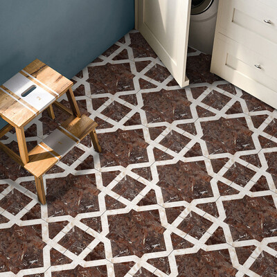 

〖Follure〗1Pcs Self Adhesive Tile Floor Wall Decal Sticker DIY Kitchen Bathroom Decor