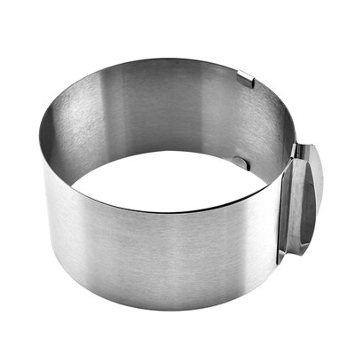

Adjustable Stainless Steel Cake Mold Cutter Bakeware Mousse Mould Kitchen Tool