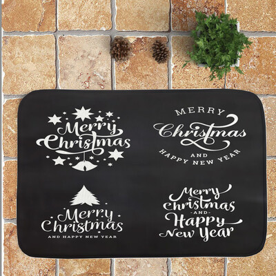 

Tailored Christmas Festival Entrance Door Bathroom Floor Mat Indoor Bath Decor