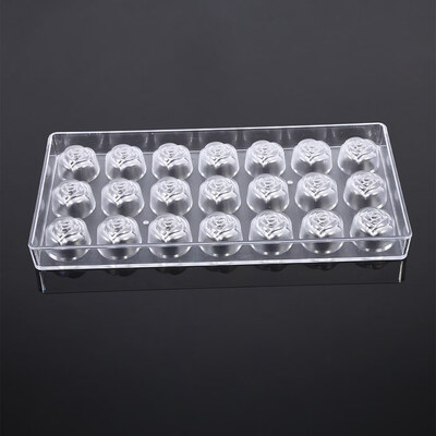 

Greensen Clear Chocolate Mold1Pcs Handmade Clear Plastic DIY Chocolate Mold Flower Shaped Home Kitchen Bar Mould New