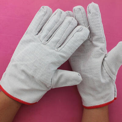 

Double Layer Thickened Protective Cloth Gloves Wear-Resistant Canvas Gloves For Welding Repairing 1 Pair