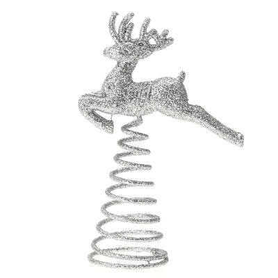 

Christmas Tree Top Running Deer with Spring Xmas Decor Accessories Ornament