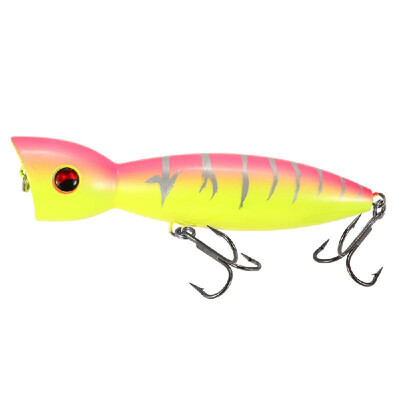 

14cm Large Popper Lure Artificial Seal Lure 3D Eyes Hard Popper Fishing Lure with Hooks&Ring for Saltwater Freshwater