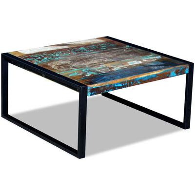 

Coffee Table Solid Reclaimed Wood 315"x315"x157"
