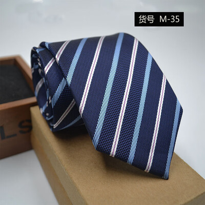 

New spot tie business dress mens tie polyester yarn arrow type 8CM business tie wholesale