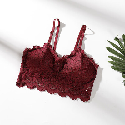 

〖Follure〗Women Sexy Bra Top Solid Vest Lace Seamless Breathable Push Up Top Underwear