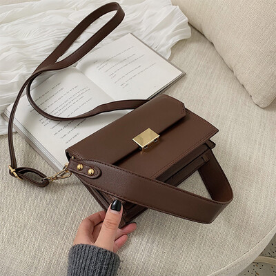 

Senior sense bag female 2019 new wave Korean fashion wild wild casual texture texture shoulder slung small square bag